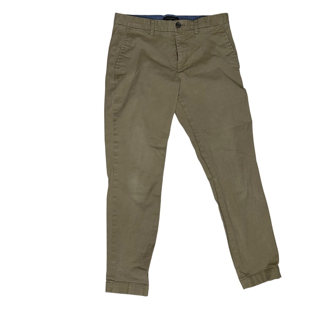 Banana Republic Factory men's‎ Mason chino khaki acorn 30x30 office pants fall